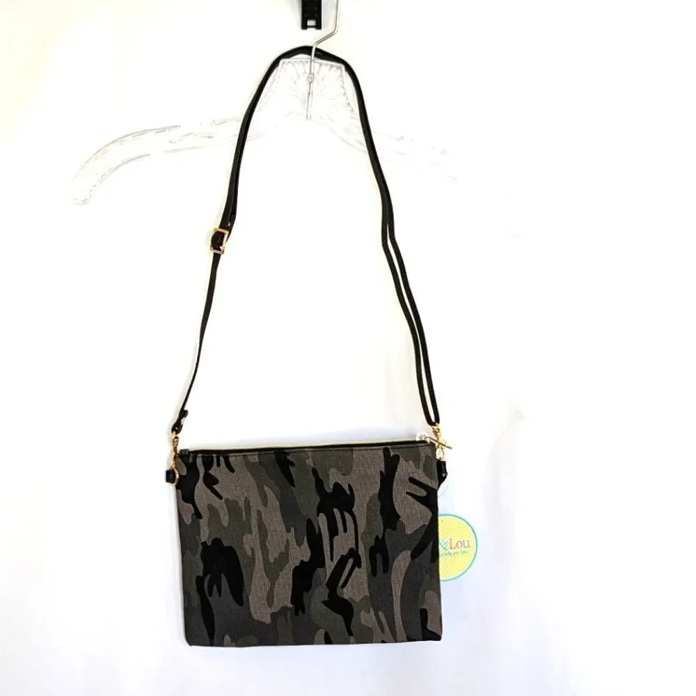 Black Camo Hayley Purse